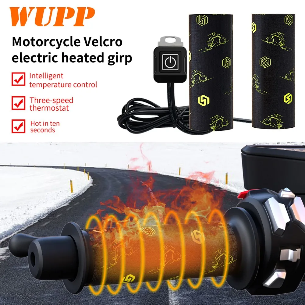 2 * Heating Handle Cover Motorcycle Electric Heating Handle Cover Quick Charge IP67 Waterproof Warm Winter 12V Three-speed Adjus
2 * Heating Handle Cover Motorcycle Electric Heating Handle Cover Quick Charge IP67 Waterproof Warm Winter 12V Three-speed Adjus
