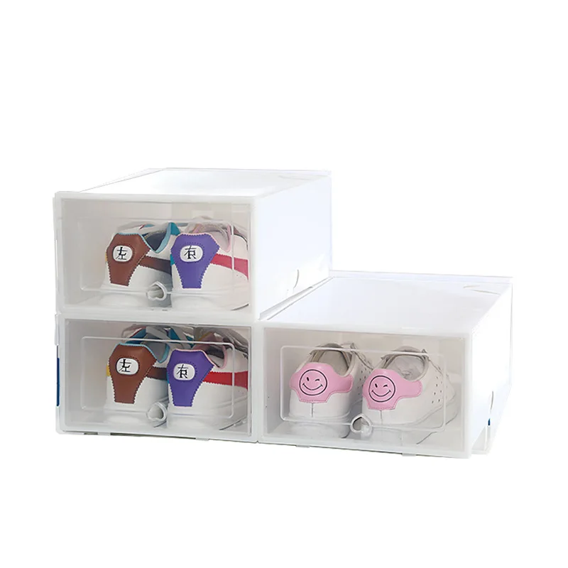 6 PCS Transparent Clamshell Shoe Box Creative Foldable Colorful Drawer Combination Dust-Proof Multifunction Shoes Storage Boxes
6 PCS Transparent Clamshell Shoe Box Creative Foldable Colorful Drawer Combination Dust-Proof Multifunction Shoes Storage Boxes