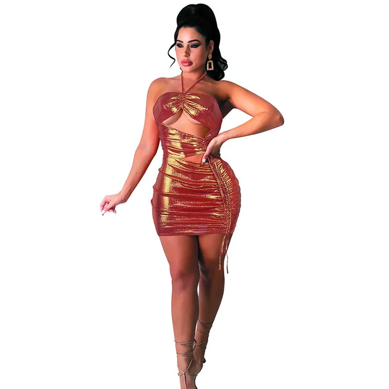 Summer Dress Women Sexy Wrapped Chest Halter Dress Sleeveless Pleated Irregular Dresses One Piece Hip Skirt Women Dresses 2021
Summer Dress Women Sexy Wrapped Chest Halter Dress Sleeveless Pleated Irregular Dresses One Piece Hip Skirt Women Dresses 2021