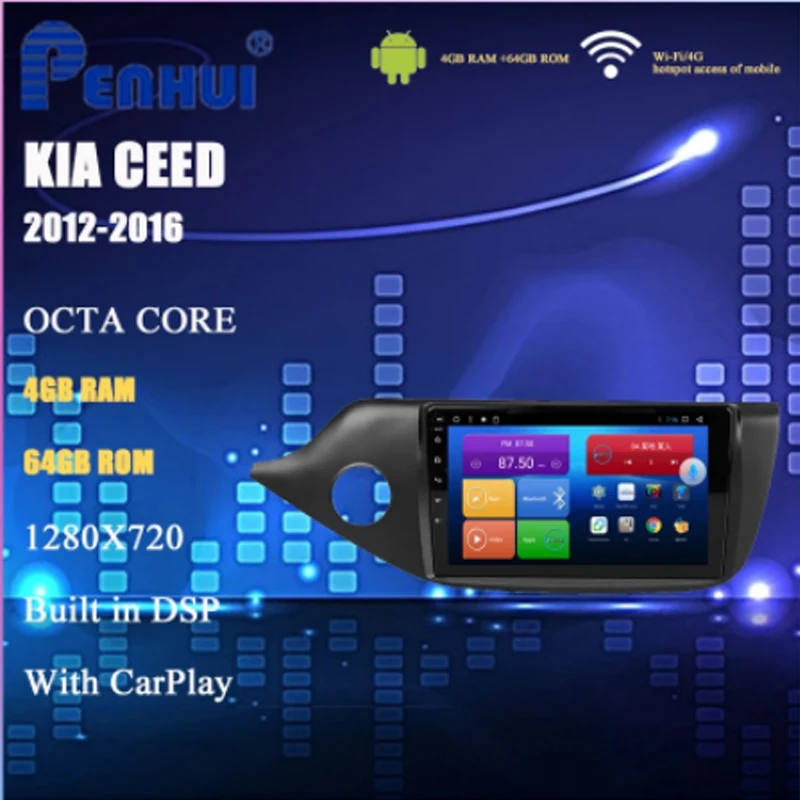 Android Car DVD for kia Ceed (2012-2016)Car Radio Multimedia Video Player Navigation GPS Android10.0 Double Din
Android Car DVD for kia Ceed (2012-2016)Car Radio Multimedia Video Player Navigation GPS Android10.0 Double Din