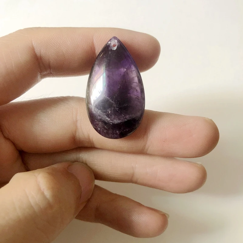Wholesale 2pcs Natural Purple Amethyst Quartz Drop Pendant 35mm Small Gem Stone Bead Pendant For Jewelry
Wholesale 2pcs Natural Purple Amethyst Quartz Drop Pendant 35mm Small Gem Stone Bead Pendant For Jewelry