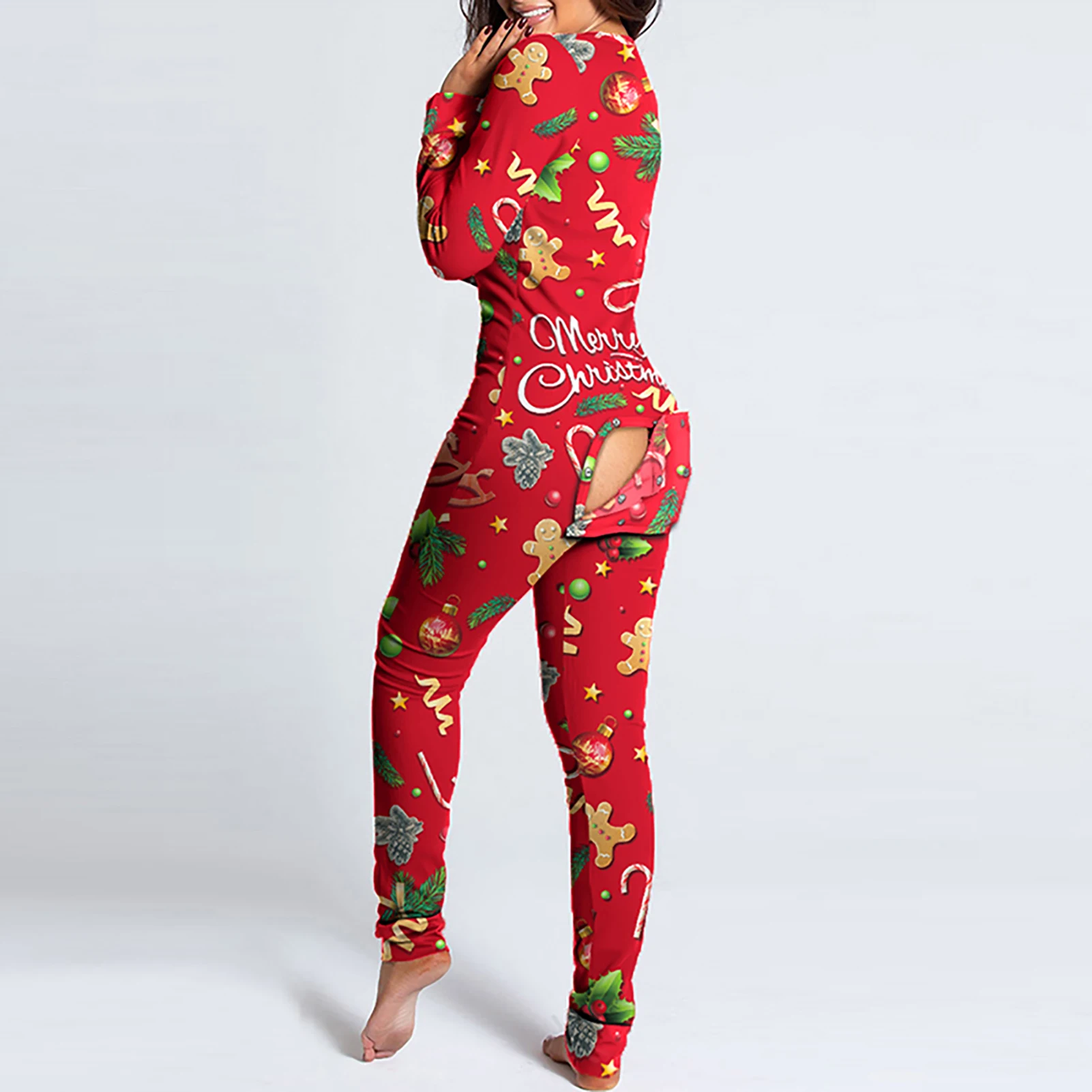 Sexy Women's PijamasButton-down Front Functional Buttoned Flap V-neck Pajamas Adults Jumpsuit Pyjama Femme Sleepwear 2021
Sexy Women's PijamasButton-down Front Functional Buttoned Flap V-neck Pajamas Adults Jumpsuit Pyjama Femme Sleepwear 2021