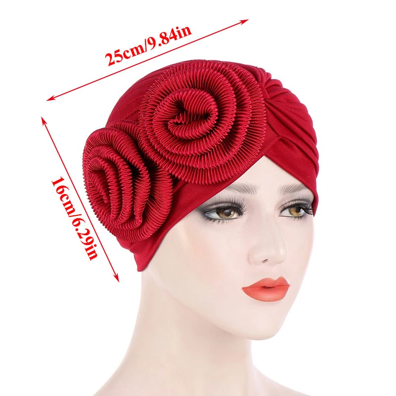 Two Big Flower Decals Indian Hat Solid Color Hot Selling Round Resuable Night Cap Head Cover Sleep Hat Hair Accessories
Two Big Flower Decals Indian Hat Solid Color Hot Selling Round Resuable Night Cap Head Cover Sleep Hat Hair Accessories