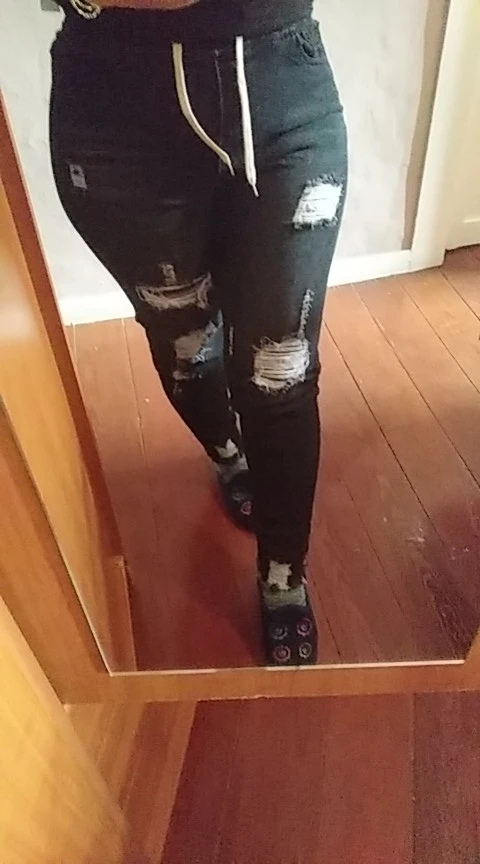 Ripped Jeans Women Pencil Pants Denim Trousers Female Elastic Waist Skinny Pants Black Blue Streetwear Vintage Washed Color
Ripped Jeans Women Pencil Pants Denim Trousers Female Elastic Waist Skinny Pants Black Blue Streetwear Vintage Washed Color