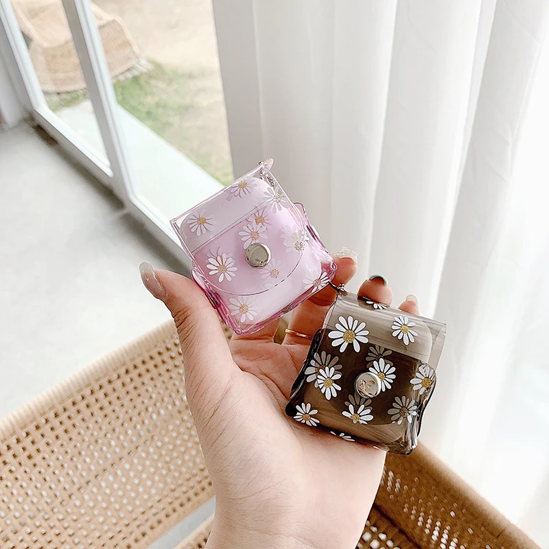 Clear Fresh Little Daisy Printing Pattern Case For Airpods 1 2 Creative Pocket Modeling Flip Cover Dirt-resistant Scratch proof
Clear Fresh Little Daisy Printing Pattern Case For Airpods 1 2 Creative Pocket Modeling Flip Cover Dirt-resistant Scratch proof