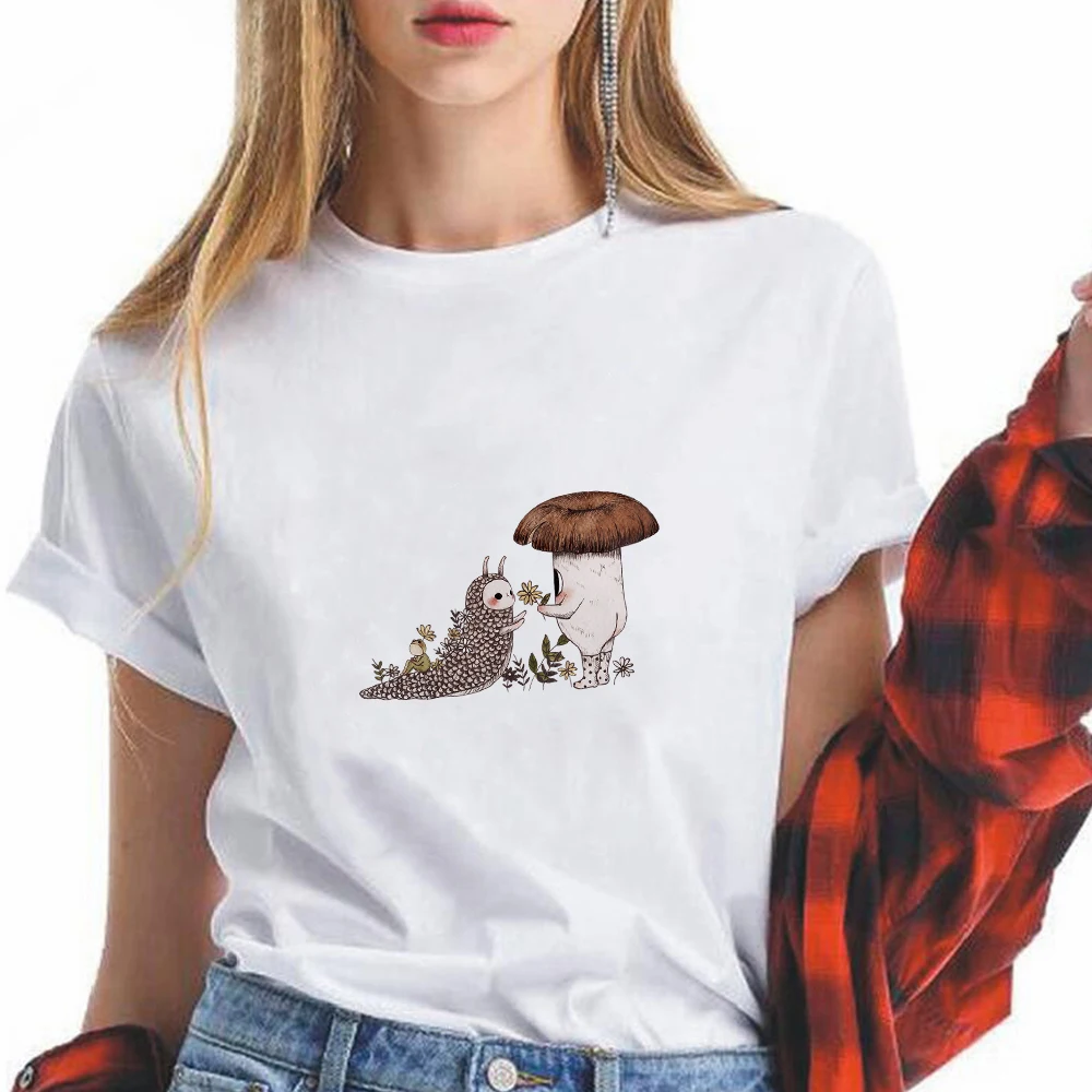 Mushroom Elf Chic Cartoon T-shirts Women Harajuku Tops Summer Ulzzang Streetwear Tshirt 90s Vintage Female Grunge Tee shirt
Mushroom Elf Chic Cartoon T-shirts Women Harajuku Tops Summer Ulzzang Streetwear Tshirt 90s Vintage Female Grunge Tee shirt