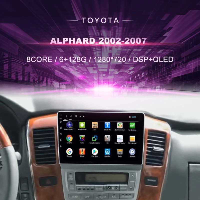 Android Car DVD For TOYOTA ALPHARD 2002-2007 Car Radio Multimedia Video Player Navigation GPS Android 10.0 Double DIn
Android Car DVD For TOYOTA ALPHARD 2002-2007 Car Radio Multimedia Video Player Navigation GPS Android 10.0 Double DIn
