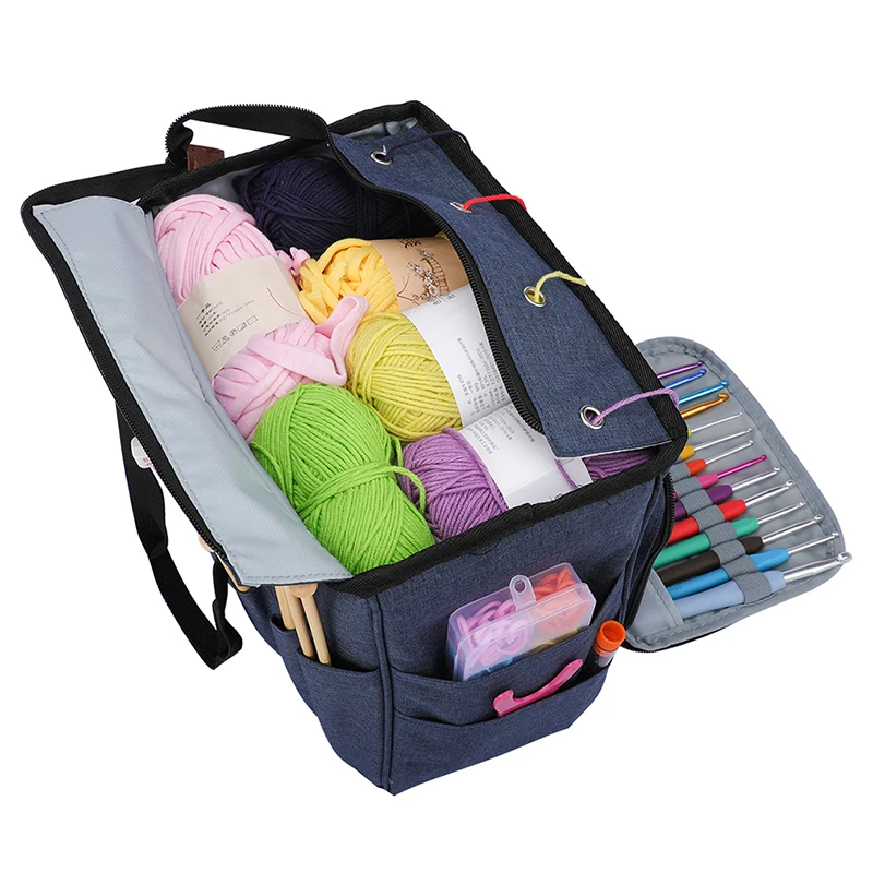 Quality Diy Knitting Bag Household Organizer Portable Yarn Crochet Bag For Wool Crochet Knitting Needles Sewing Supplies Sets
Quality Diy Knitting Bag Household Organizer Portable Yarn Crochet Bag For Wool Crochet Knitting Needles Sewing Supplies Sets