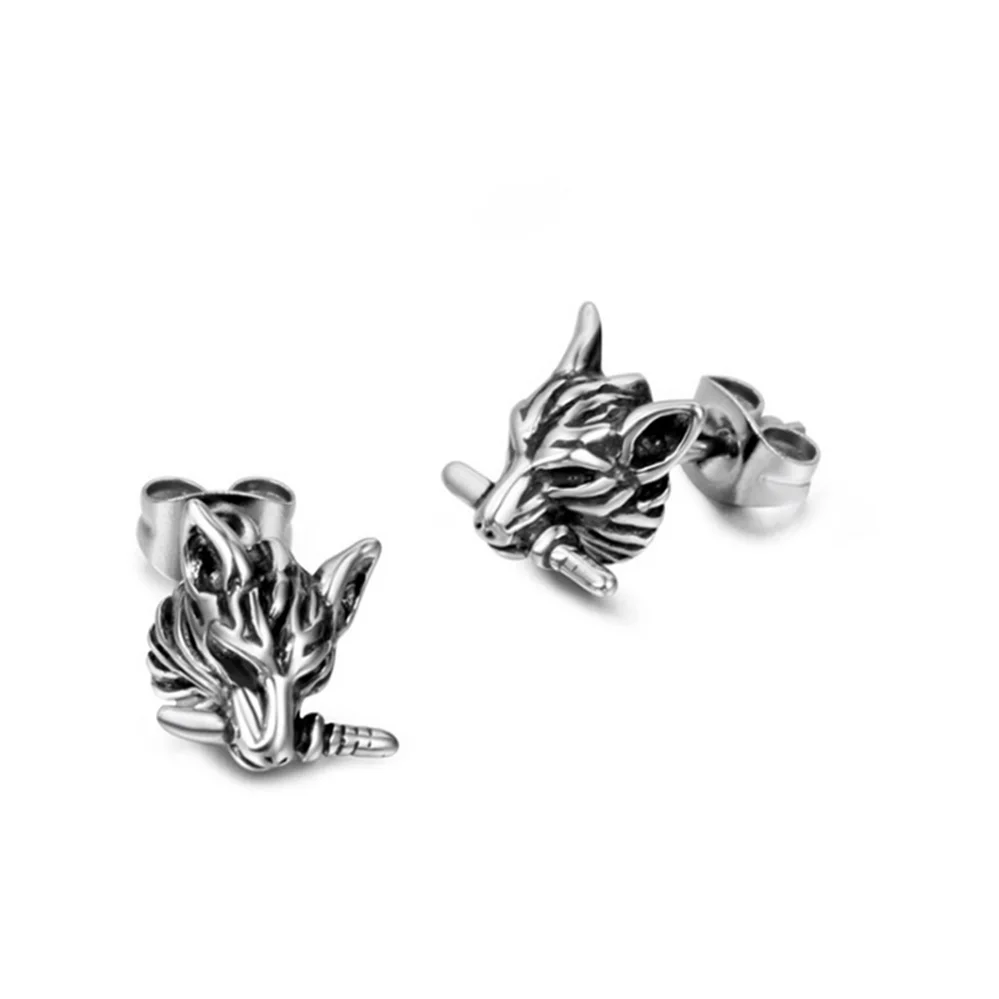 Trendy Fashion Retro Punk Holiday Gifts Domineering Wolf Head Pop Earrings Men and Women Jewelry Wholesale
Trendy Fashion Retro Punk Holiday Gifts Domineering Wolf Head Pop Earrings Men and Women Jewelry Wholesale