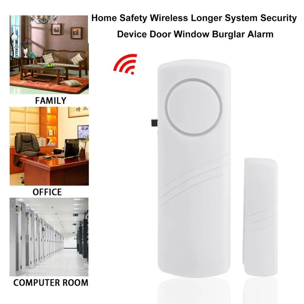Door Window Wireless Burglar Alarm Home Safety System With Magnetic Sensor Security Alarm For Home Office
Door Window Wireless Burglar Alarm Home Safety System With Magnetic Sensor Security Alarm For Home Office