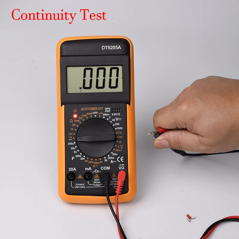 Professional Digital Multimeter DT9205A Multimeter Tester Manual Range Voltage Meter True RMS Transistor Tester Electrician Tool
Professional Digital Multimeter DT9205A Multimeter Tester Manual Range Voltage Meter True RMS Transistor Tester Electrician Tool