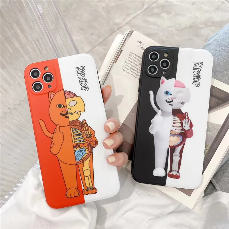 Funny middle finger cat for iphone 11 and iphone 12 series mobile phone shell anatomy doll matte gabinete gamer for iphoneXR
Funny middle finger cat for iphone 11 and iphone 12 series mobile phone shell anatomy doll matte gabinete gamer for iphoneXR