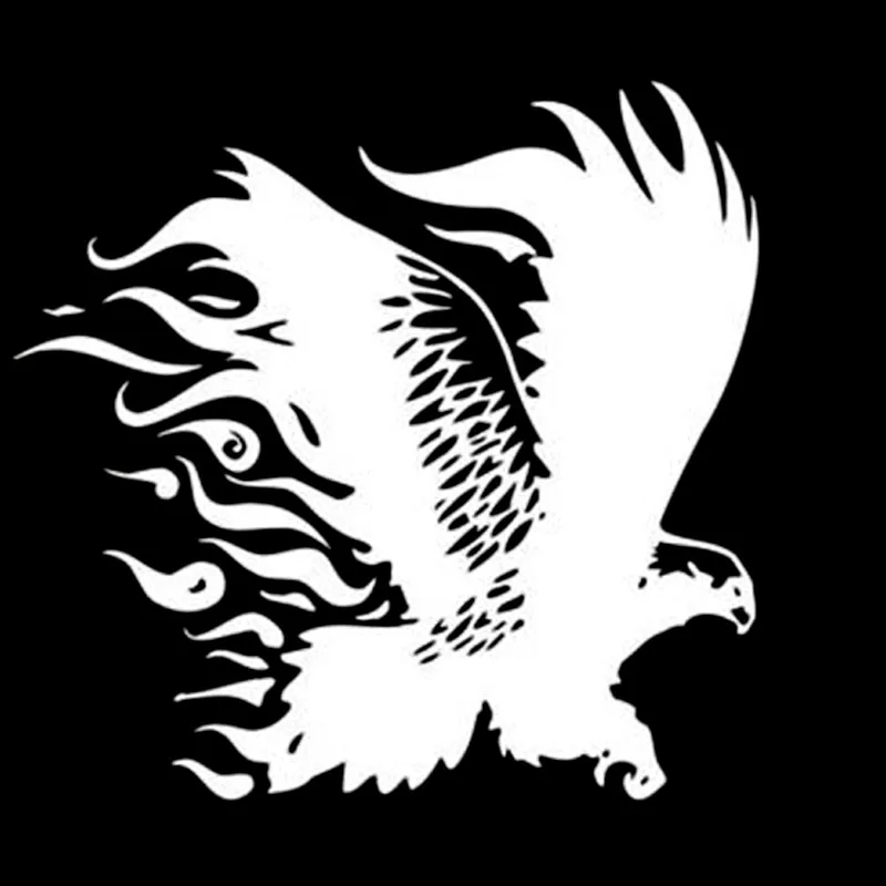 Eagle Bird Fire Predator Fire Bird Car Sticker Decorative Decal Pvc Motorcycle Car Decal Sticker, Black/white, 20cm*19cm
Eagle Bird Fire Predator Fire Bird Car Sticker Decorative Decal Pvc Motorcycle Car Decal Sticker, Black/white, 20cm*19cm