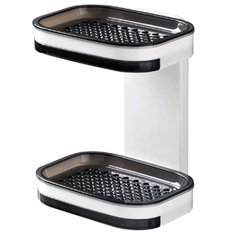 Strong Double Layer Soap Dish with Drain Adhesive Bar Soap Holder Case with Drawer,Sponge Holder Tray for Shower,Kitchen
Strong Double Layer Soap Dish with Drain Adhesive Bar Soap Holder Case with Drawer,Sponge Holder Tray for Shower,Kitchen