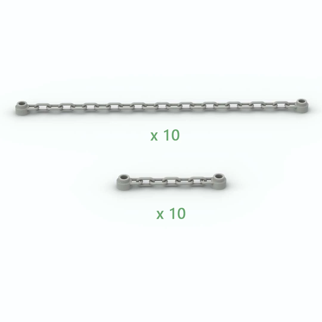 Building Block chain at both ends chain 20pcs (1x16 10pcs 1x6 10pcs) Assembles Particles Educational Creative Children Toys
Building Block chain at both ends chain 20pcs (1x16 10pcs 1x6 10pcs) Assembles Particles Educational Creative Children Toys