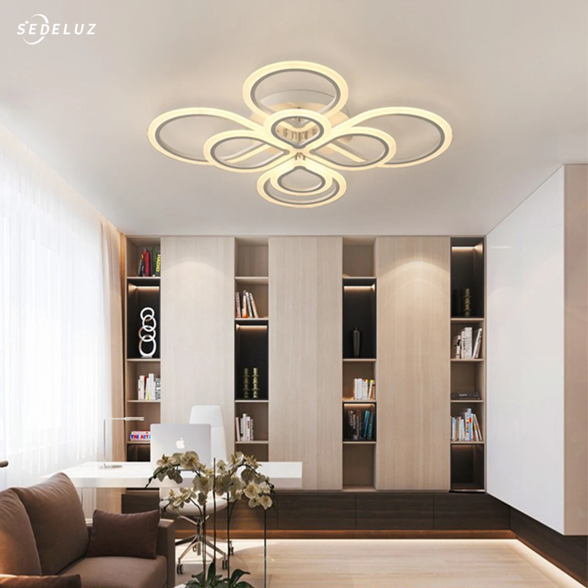 Remote Control Living Room lamp Bedroom Modern Led Ceiling Lights Luminarias Para Dimming Led Ceiling Lamp Fixt SEDELUZ
Remote Control Living Room lamp Bedroom Modern Led Ceiling Lights Luminarias Para Dimming Led Ceiling Lamp Fixt SEDELUZ