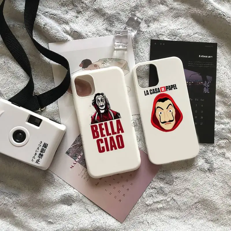 la casa de papel Spanish TV series Phone Case Candy Color for iPhone 6 7 8 11 12 s mini pro X XS XR MAX Plus
la casa de papel Spanish TV series Phone Case Candy Color for iPhone 6 7 8 11 12 s mini pro X XS XR MAX Plus