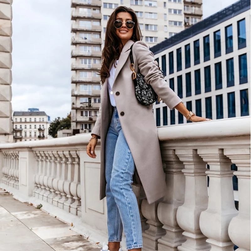 Women Elegant Turn-Down Collar Woolen Warm Bandage Coat Winter Solid Color Long Sleeve Wool Coats Fashion Vintage Warm Overcoats
Women Elegant Turn-Down Collar Woolen Warm Bandage Coat Winter Solid Color Long Sleeve Wool Coats Fashion Vintage Warm Overcoats