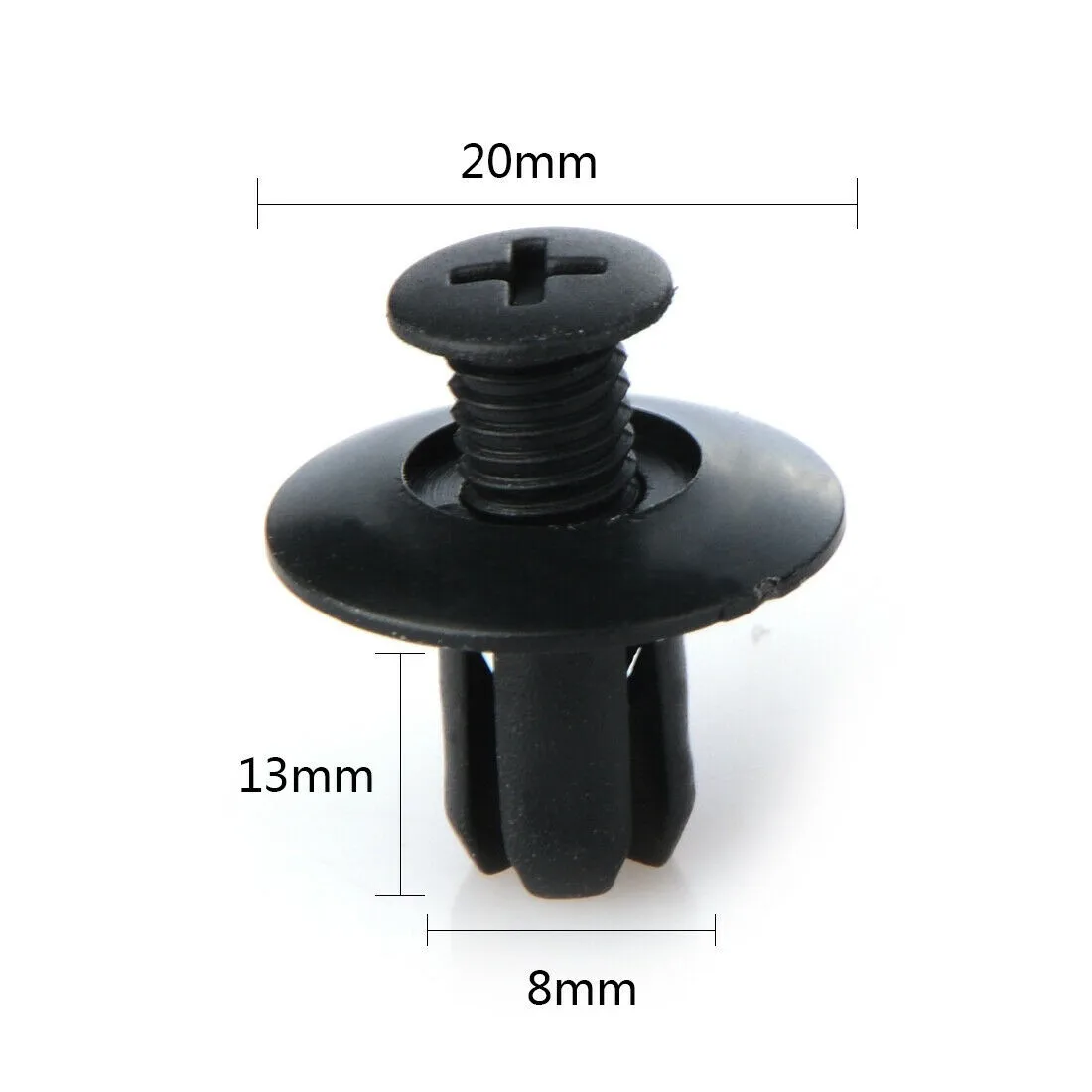 200PCS 8mm Hole Auto Fastener Vehicle Car Bumper Clips Retainer Fastener Rivet Door Panel Fender Liner Universal Fit For Car
200PCS 8mm Hole Auto Fastener Vehicle Car Bumper Clips Retainer Fastener Rivet Door Panel Fender Liner Universal Fit For Car