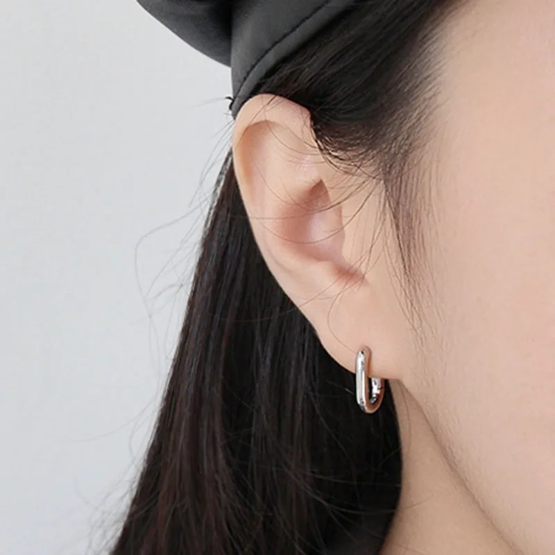 XIYANIKE Minimalist 925 Sterling Silver Stud Earrings Vintage Geometric Ellipse Handmade Earrings Party Accessories Jewelry Gift
XIYANIKE Minimalist 925 Sterling Silver Stud Earrings Vintage Geometric Ellipse Handmade Earrings Party Accessories Jewelry Gift