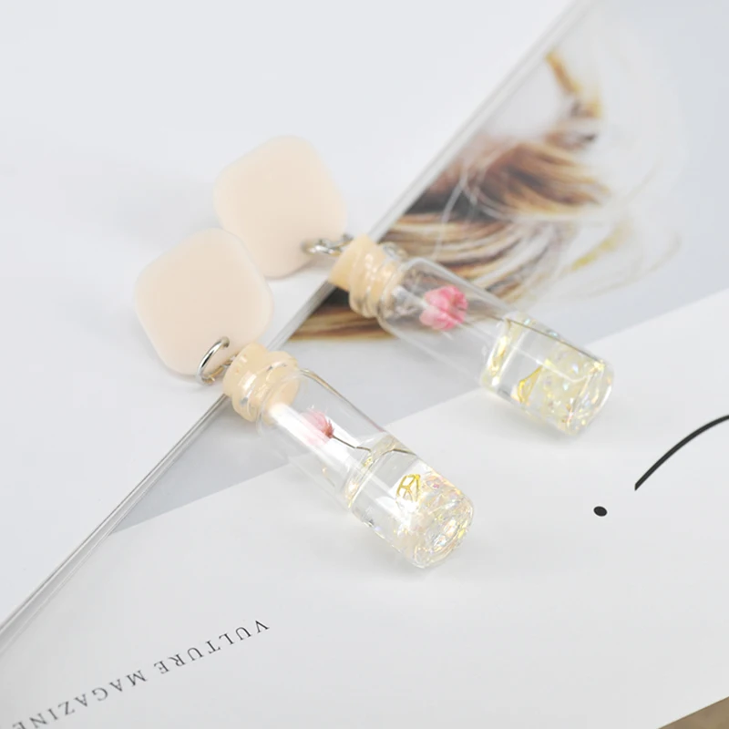 925 Sterling Silver Ear Needle For Women Fashion Personality Gift Lucky Wishing Bottle Pendant Earrings Jewelry Birthday Gifts
925 Sterling Silver Ear Needle For Women Fashion Personality Gift Lucky Wishing Bottle Pendant Earrings Jewelry Birthday Gifts