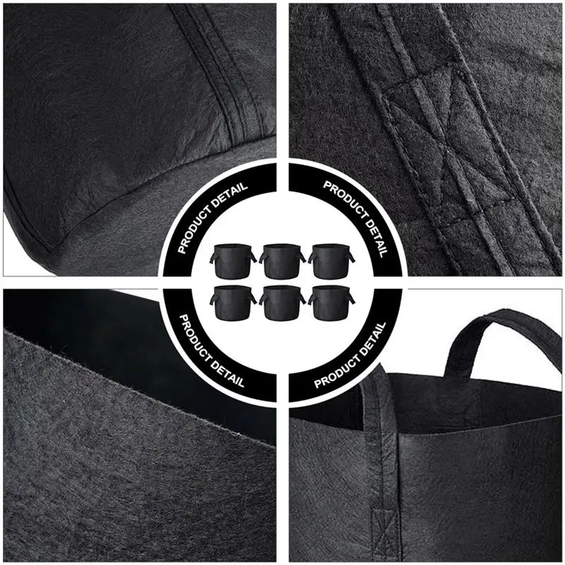9pcs Felt Planting Bags Breathable Plants Growing Pouches Plants Grow Bags Home Garden Vegetable Flower Grow Bags
9pcs Felt Planting Bags Breathable Plants Growing Pouches Plants Grow Bags Home Garden Vegetable Flower Grow Bags