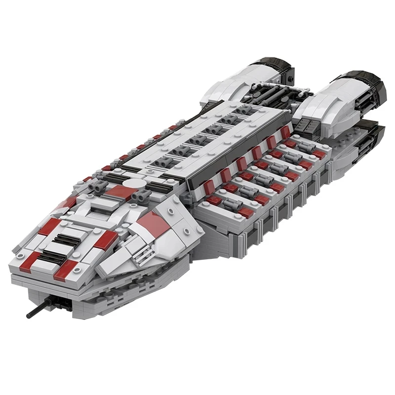 Конструктор Moc Battlestar из фильма «Морская звезда», Миниатюрный Корабль Галактики, строительные блоки, детские игрушки для мальчиков, подарок, ...
Конструктор Moc Battlestar из фильма «Морская звезда», Миниатюрный Корабль Галактики, строительные блоки, детские игрушки для мальчиков, подарок, ...