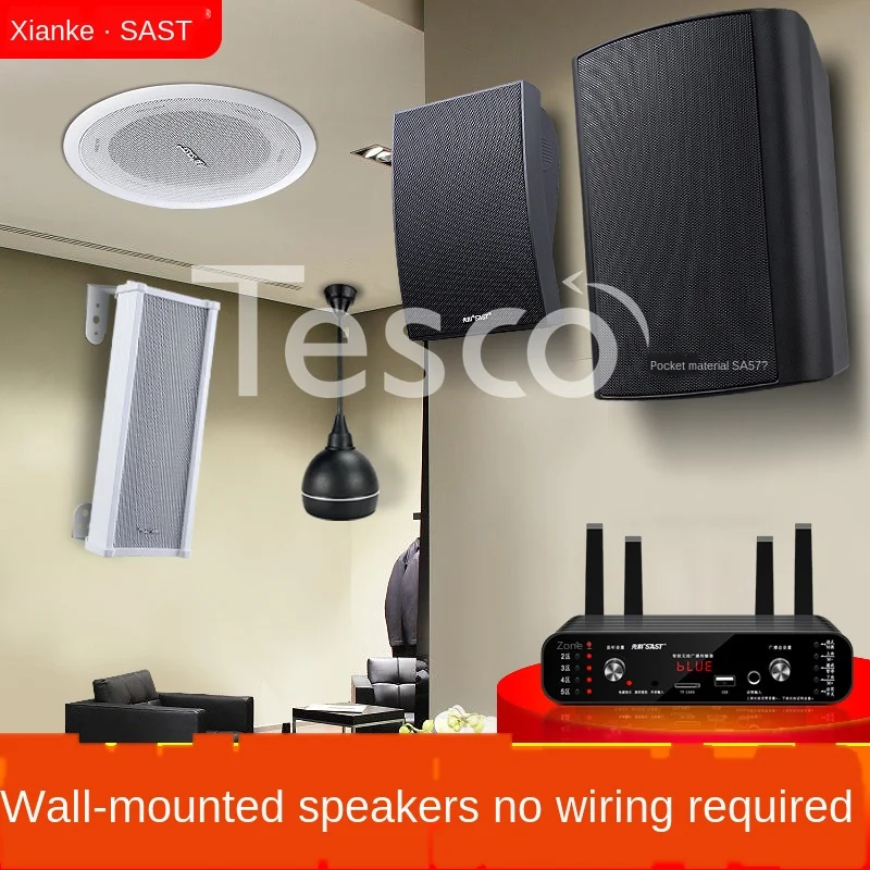 Wall-mounted audio bluetooth speaker wireless commercial shop dedicated ceiling speaker drop ball speaker sound column
Wall-mounted audio bluetooth speaker wireless commercial shop dedicated ceiling speaker drop ball speaker sound column