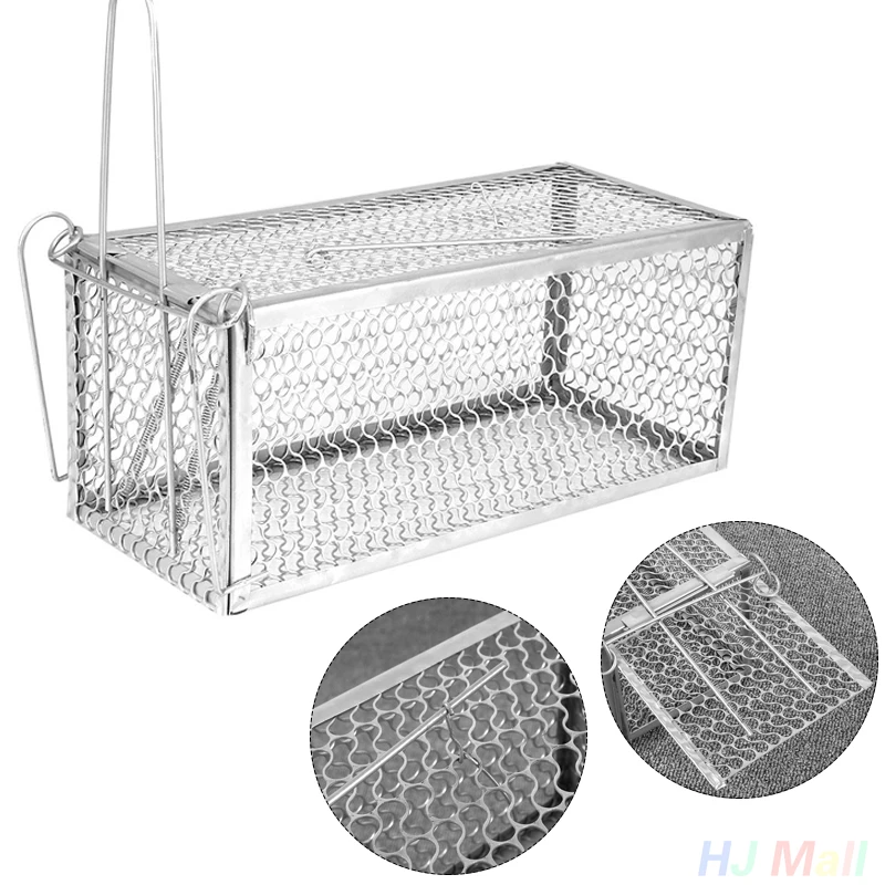 1pcs Steel Cage Catch 30*12*24cm Control Animal Trap Mouse Metal Squirrel Rat Mice High Sensitivity Pest Control Rat Cage
1pcs Steel Cage Catch 30*12*24cm Control Animal Trap Mouse Metal Squirrel Rat Mice High Sensitivity Pest Control Rat Cage