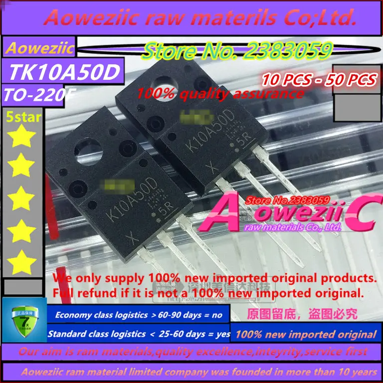 Aoweziic 100% новый импортный оригинальный TK10A50D K10A50D 10A 500V TK13A65D K13A65D 13A 650V TO-220F N-channel MOSFET
Aoweziic 100% новый импортный оригинальный TK10A50D K10A50D 10A 500V TK13A65D K13A65D 13A 650V TO-220F N-channel MOSFET