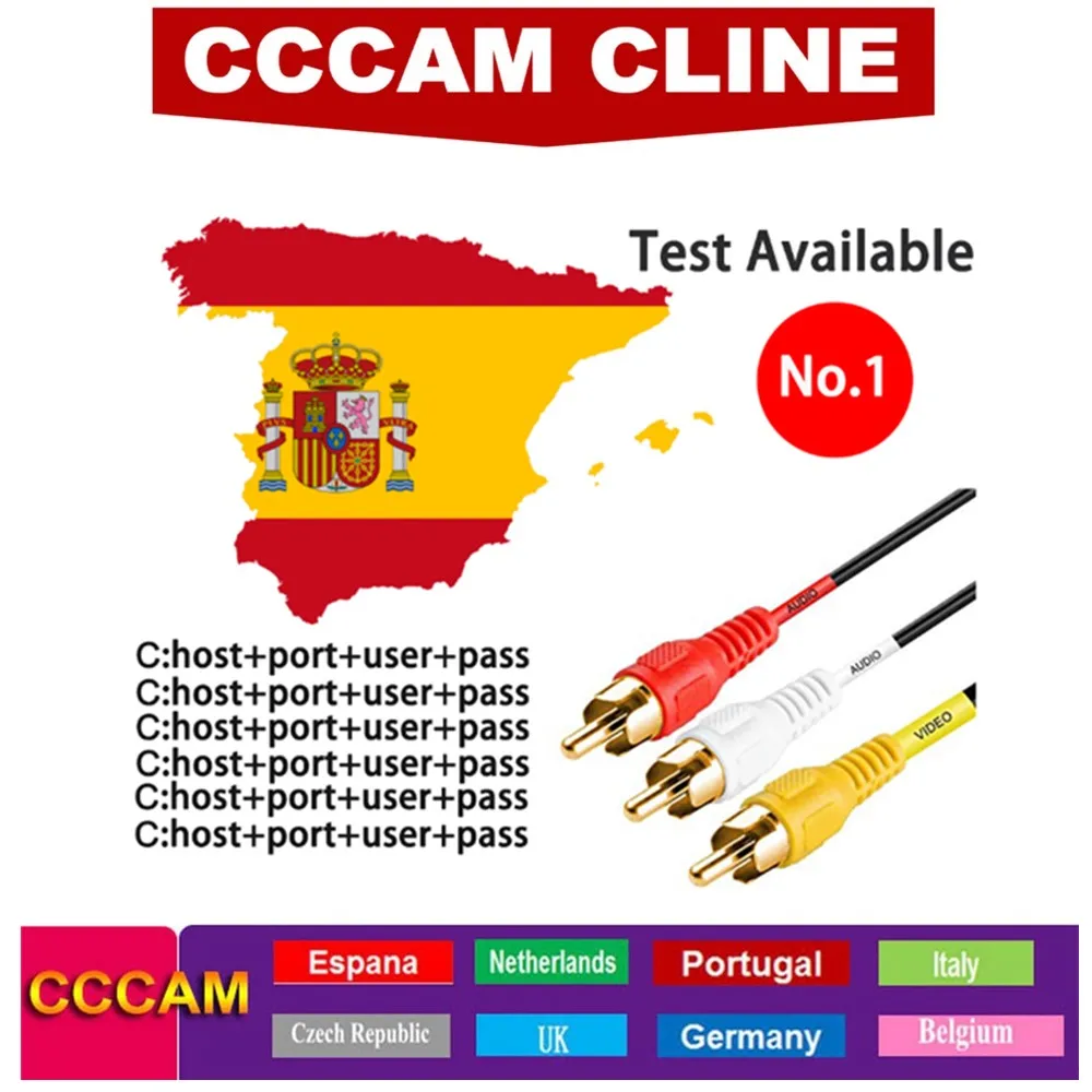Spain stable cccam egygold 7 lines for Europe support Portugal Germany Netherlands is compatible with speaker satellite TV
Spain stable cccam egygold 7 lines for Europe support Portugal Germany Netherlands is compatible with speaker satellite TV