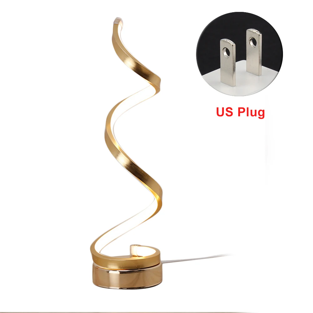 Streamlined Table Lamp Desktop Adjustable Soft Brightness Energy Saving Decoration Spiral Shape Study Led Bedside Eye Protection
Streamlined Table Lamp Desktop Adjustable Soft Brightness Energy Saving Decoration Spiral Shape Study Led Bedside Eye Protection