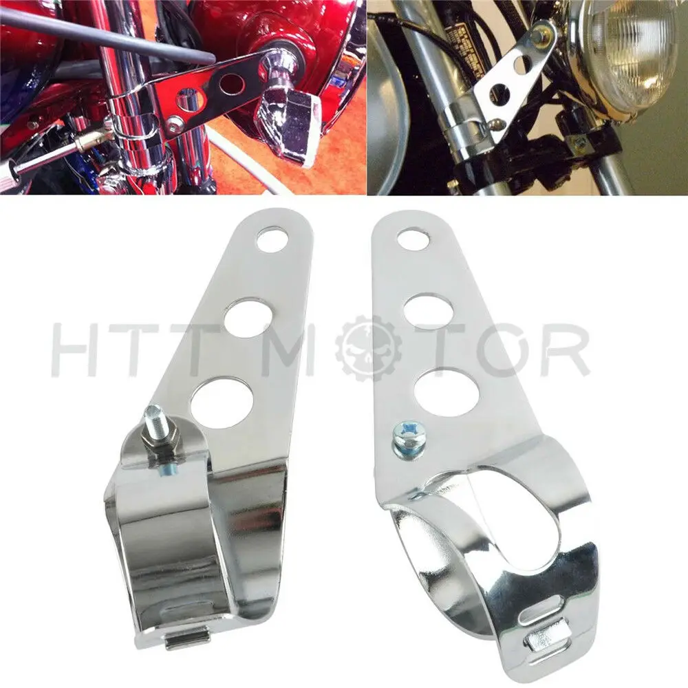Fork Tube Side-Mounting Headlight Bracket for Kawasaki Vulcan Honda 34-46mm Forks Aftermarket Free Shipping Motorcycle Parts
Fork Tube Side-Mounting Headlight Bracket for Kawasaki Vulcan Honda 34-46mm Forks Aftermarket Free Shipping Motorcycle Parts