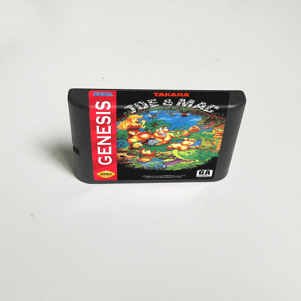 Джо и Maced - 16 бит MD карточная игра для Sega Megadrive игровой консоли картридж 
Джо и Maced - 16 бит MD карточная игра для Sega Megadrive игровой консоли картридж