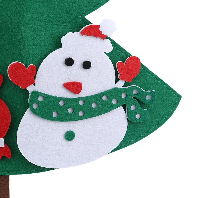 DIY Felt Christmas Tree Holiday Party Decorations Three-dimensional Children's Environmental Protection, Comfort and Safety 
DIY Felt Christmas Tree Holiday Party Decorations Three-dimensional Children's Environmental Protection, Comfort and Safety