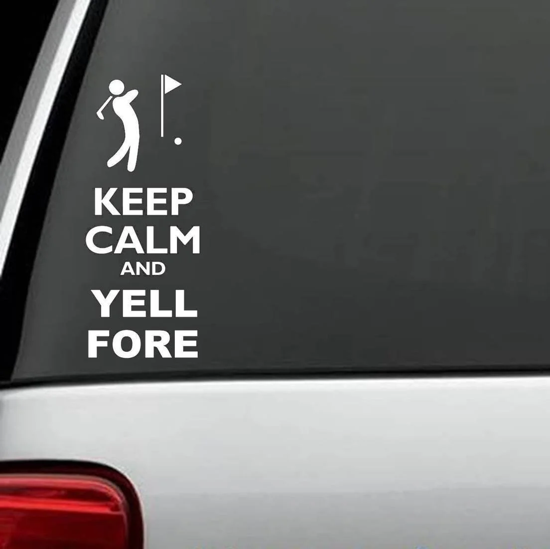 Для KEEPCALM YELL FORE er Driver Putter Wedge Glove Cart автостайлинг | Автомобили и мотоциклы