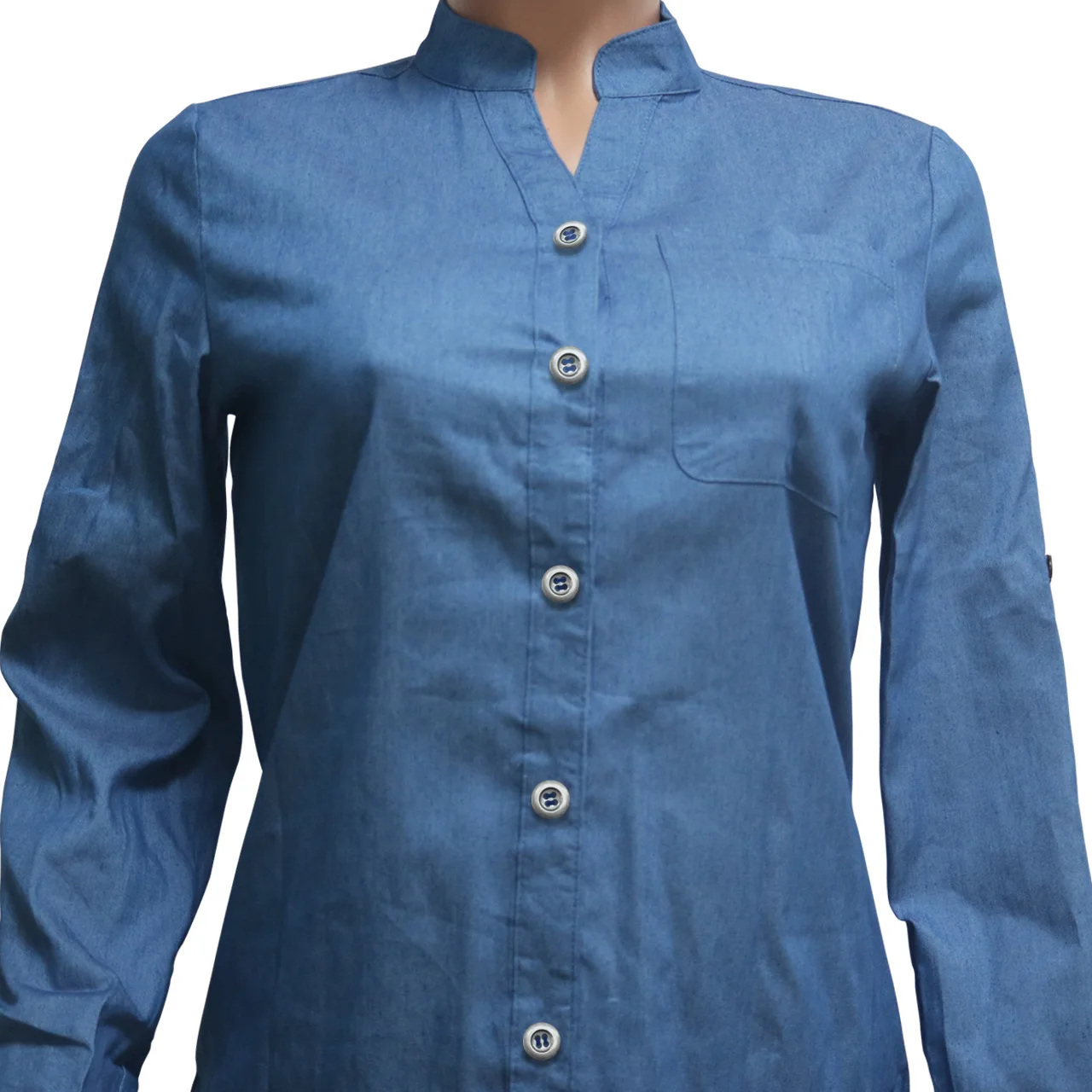 Women's Solid Color Denim Shirt Dress 2020 Summer New Denim A-line Dress European and American Casual Clothing
Women's Solid Color Denim Shirt Dress 2020 Summer New Denim A-line Dress European and American Casual Clothing