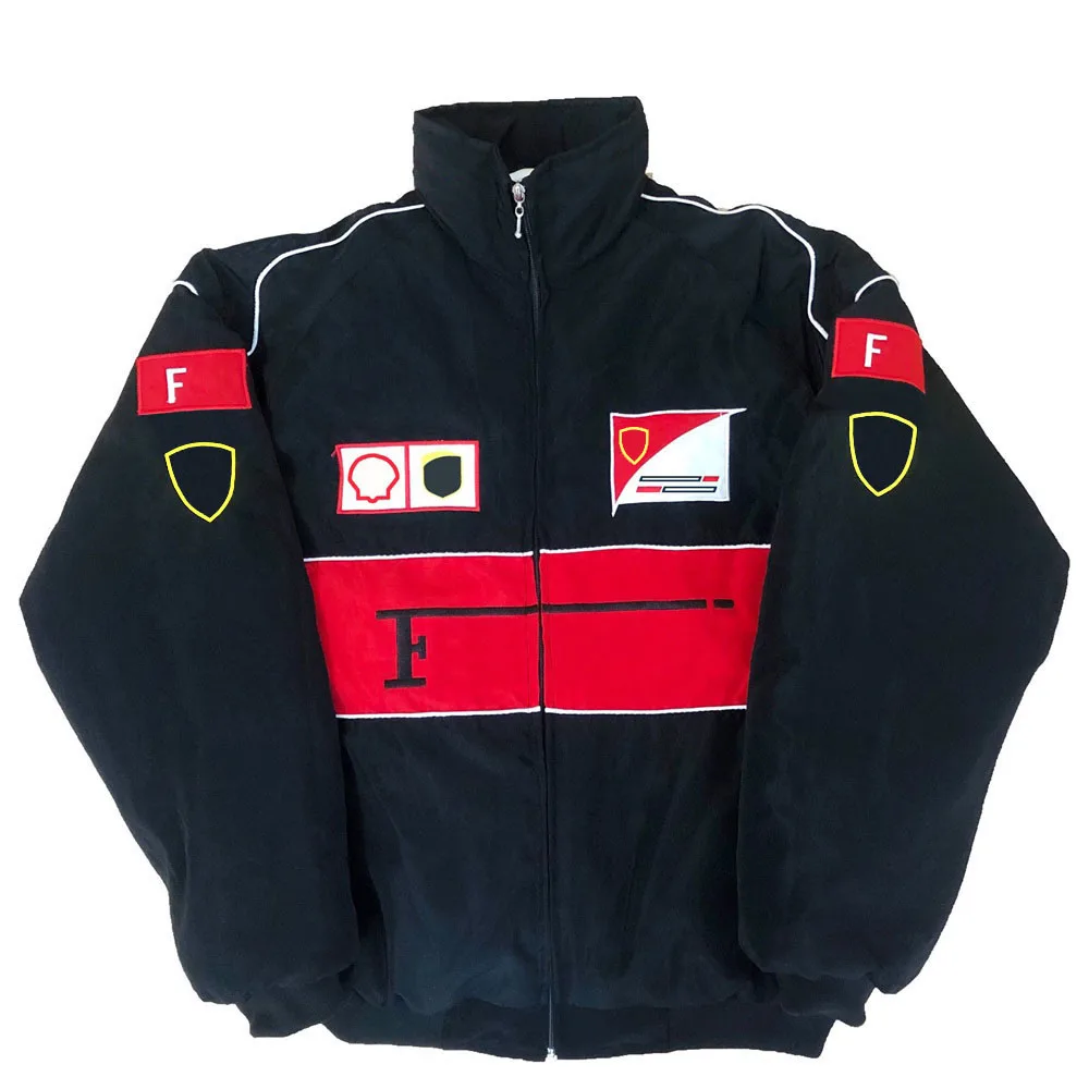 F1 Jacket Racing Suit Cotton-padded Jacket Formula One Retro Cotton-padded Jacket Full Embroidered Jacket To Keep Warm And Windp
F1 Jacket Racing Suit Cotton-padded Jacket Formula One Retro Cotton-padded Jacket Full Embroidered Jacket To Keep Warm And Windp