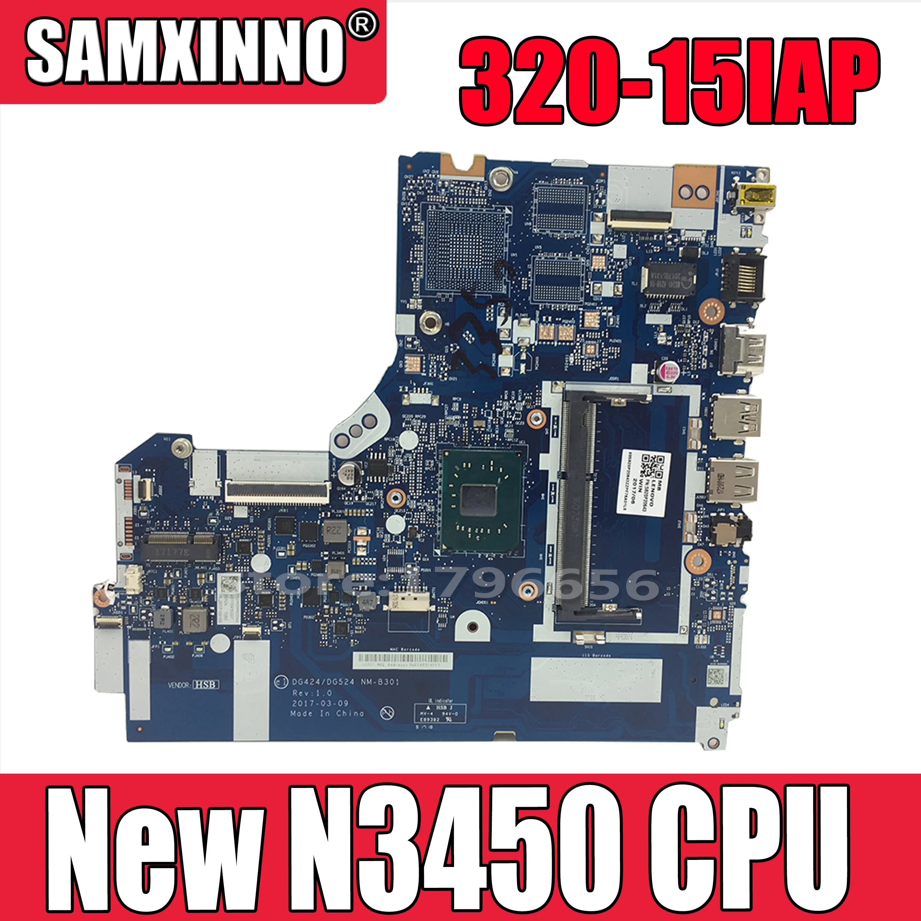 Новый MB для Lenovo 320-15IAP материнская плата для ноутбука DG424 DG524 NM-B301 Материнская Плата ЦП N3450 DDR3 100% тестовая работа 5B20P20644
Новый MB для Lenovo 320-15IAP материнская плата для ноутбука DG424 DG524 NM-B301 Материнская Плата ЦП N3450 DDR3 100% тестовая работа 5B20P20644