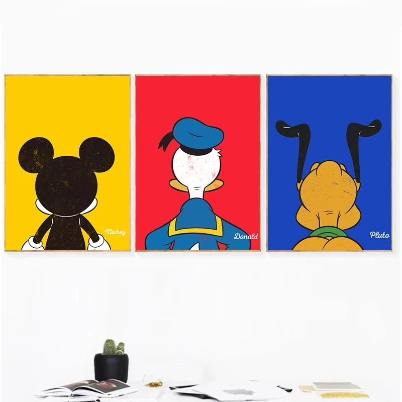 Cartoon Poster Disney Back View Character Canvas Painting Mural Living Room Bedroom Home Wall Picture Decoration Cuadros
Cartoon Poster Disney Back View Character Canvas Painting Mural Living Room Bedroom Home Wall Picture Decoration Cuadros