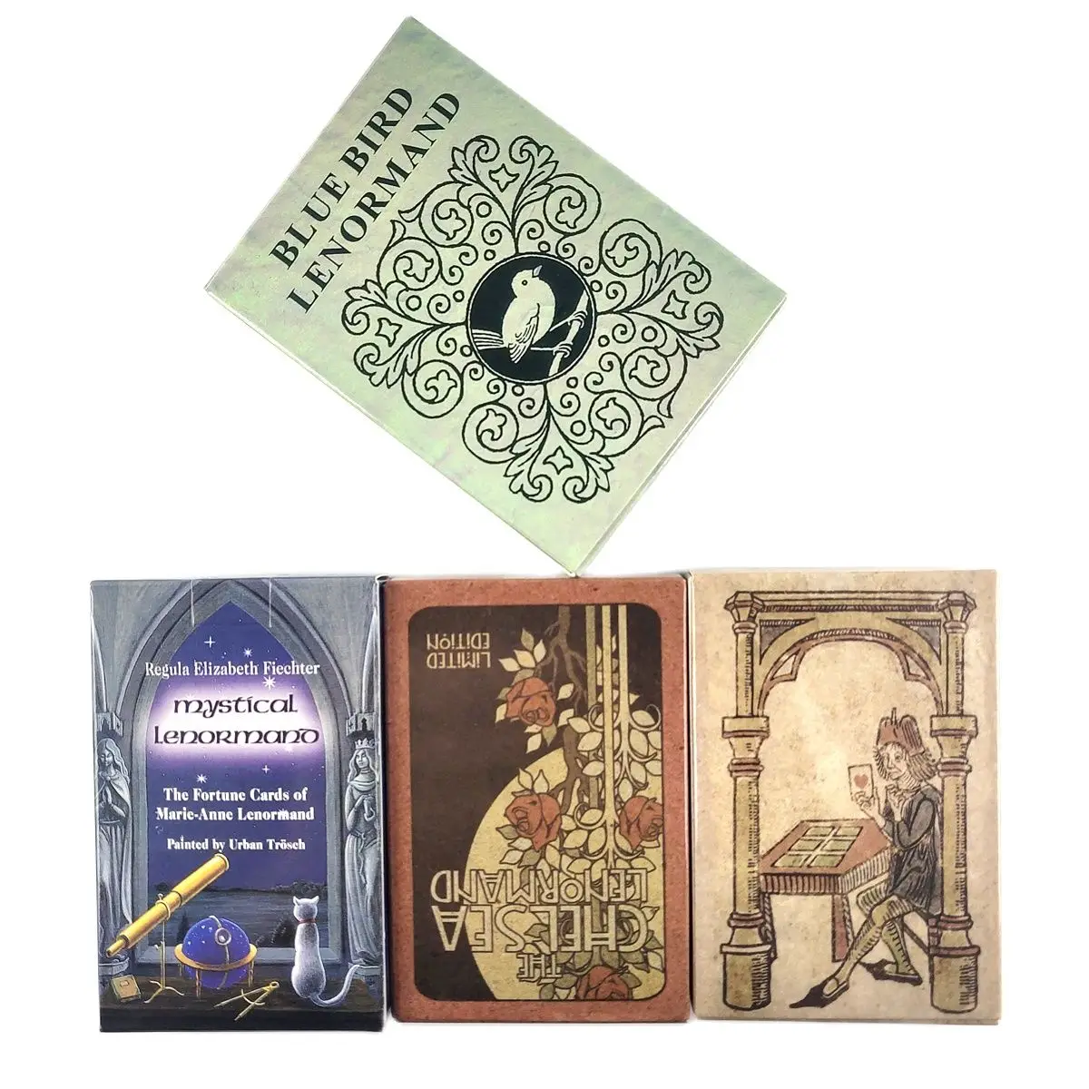 New Blue Bird Lenormand Tarot Cards High Quality Tarot Deck With Guidebook Board Game For Fate Divination Entertainment Game
New Blue Bird Lenormand Tarot Cards High Quality Tarot Deck With Guidebook Board Game For Fate Divination Entertainment Game