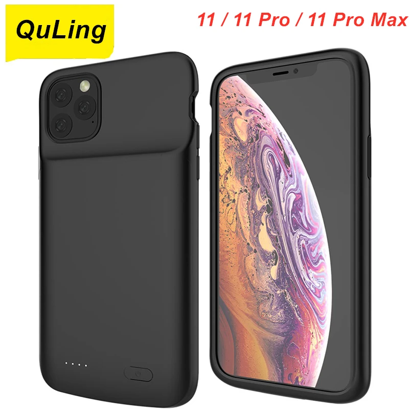 QuLing 4800Mah To 5000Mah For IPhone 11 Battery Case 11 Pro Max Battery Charger Bank Power Case For IPhone 11 Battery Case
QuLing 4800Mah To 5000Mah For IPhone 11 Battery Case 11 Pro Max Battery Charger Bank Power Case For IPhone 11 Battery Case