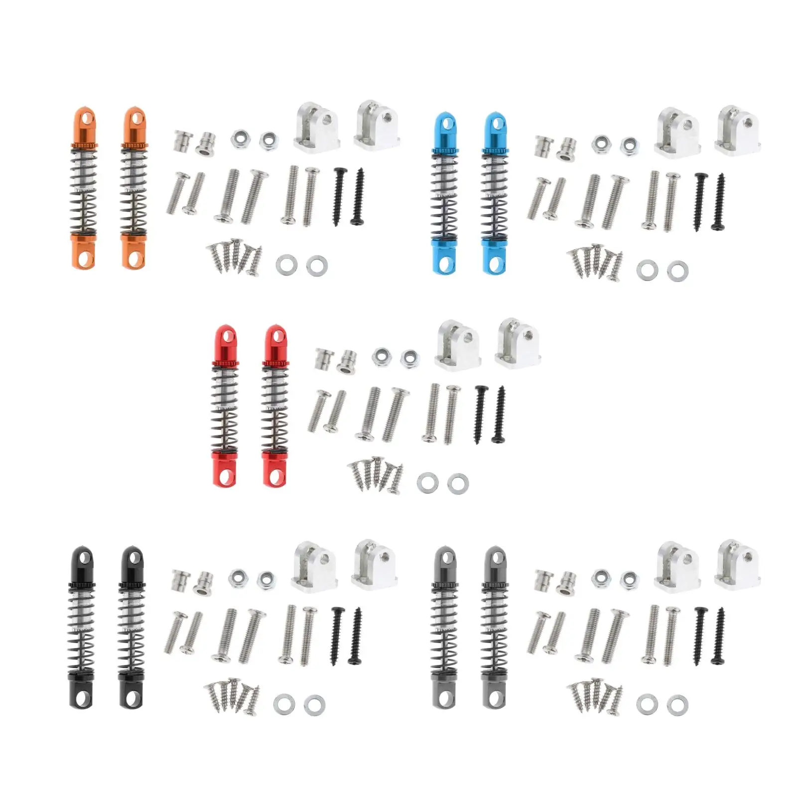 2x RC Гусеничный автомобиль передний амортизатор + фиксированное сиденье для WPL D12 грузовиков 
2x RC Гусеничный автомобиль передний амортизатор + фиксированное сиденье для WPL D12 грузовиков