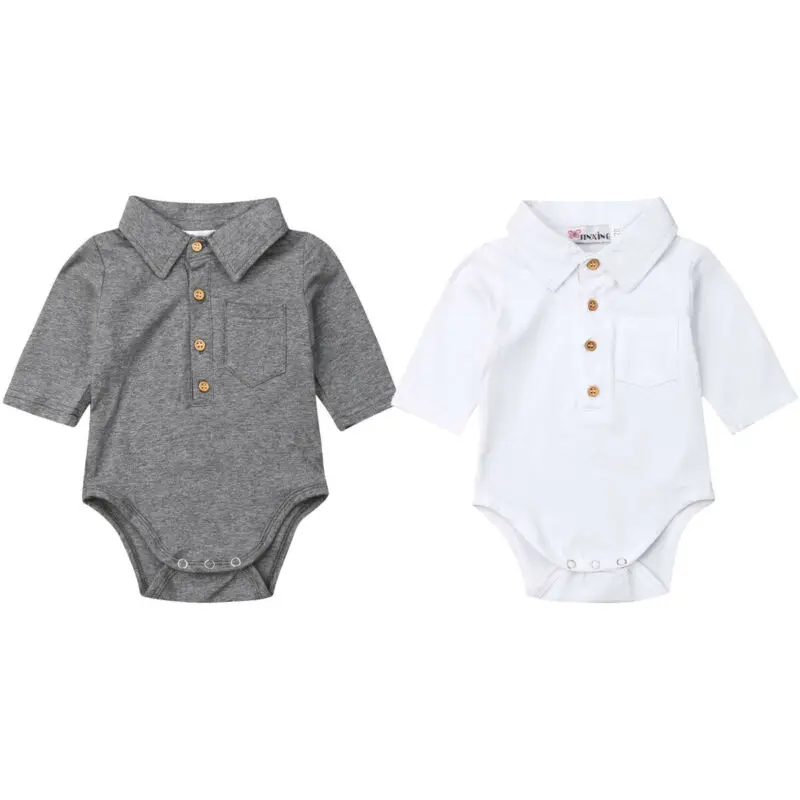 Casual Newborn Infant Baby Boy Formal Cotton Half Sleeve Bodysuit Jumpsuit Outfits Clothes 0-18M
Casual Newborn Infant Baby Boy Formal Cotton Half Sleeve Bodysuit Jumpsuit Outfits Clothes 0-18M