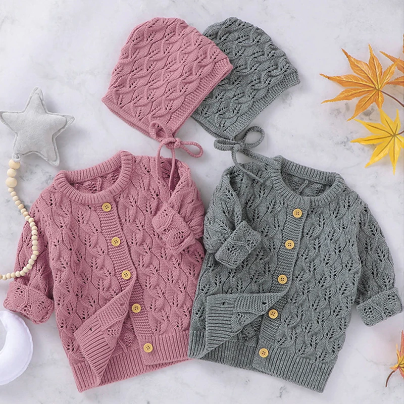 Baby Boy Girl Coat Kids Baby Boy Girl Children's Cardigan Coat + Hat Baby Boys Girls Long Sleeve Hollow Out Knit Cardigan Coat
Baby Boy Girl Coat Kids Baby Boy Girl Children's Cardigan Coat + Hat Baby Boys Girls Long Sleeve Hollow Out Knit Cardigan Coat