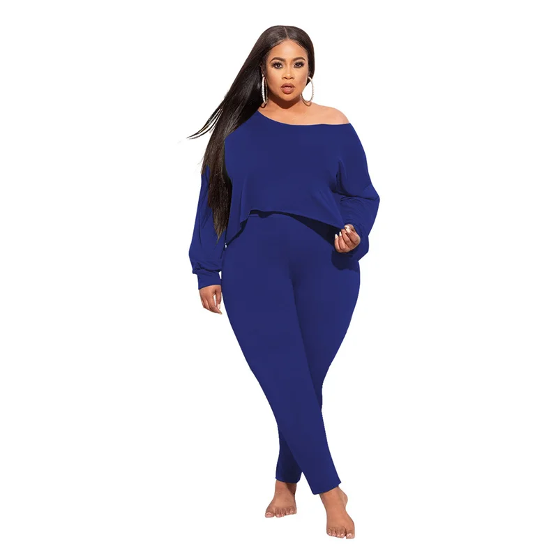 New Two Piece Set Plus Size Clothes For Women Full Sleeve Pullover Crop Top Long Pants Suit Autumn Casual Solid Tracksuit Outfit
New Two Piece Set Plus Size Clothes For Women Full Sleeve Pullover Crop Top Long Pants Suit Autumn Casual Solid Tracksuit Outfit