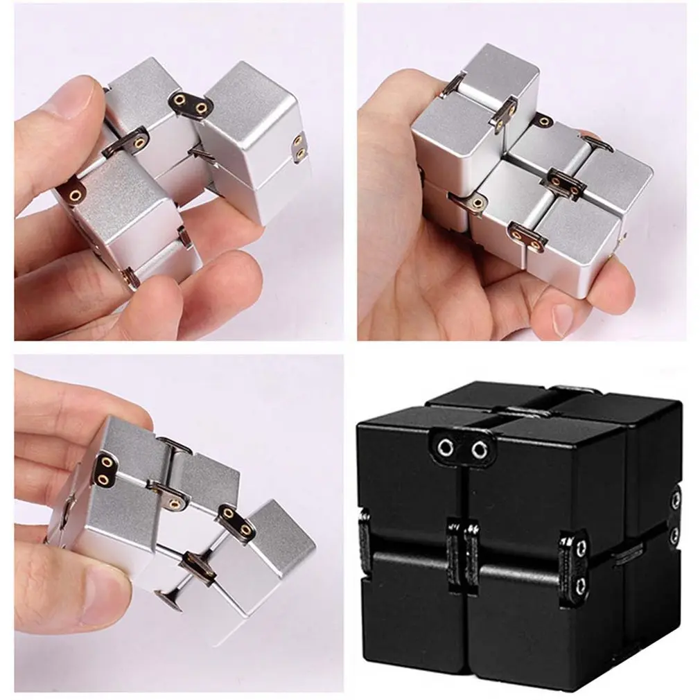 Magic Cube Aluminium Cube Toys Premium Metal Deformation Magical Anti-stress relief Cube Stress Reliever for Anxiety
Magic Cube Aluminium Cube Toys Premium Metal Deformation Magical Anti-stress relief Cube Stress Reliever for Anxiety