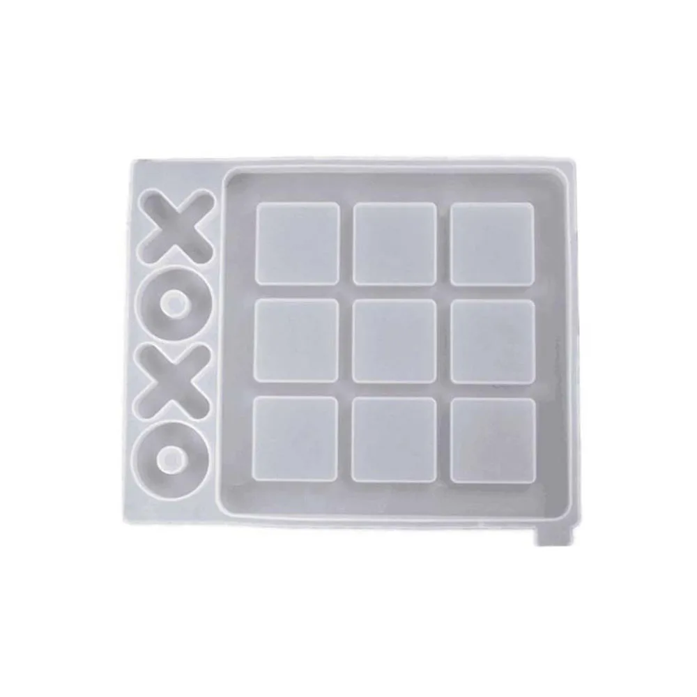 Tic-Tac-Toe OX Chess Game Silicone Mold Resin Mold For DIY Crystal Epoxy Resin Jewelry Making Crafts Handmade Silicone Mold 
Tic-Tac-Toe OX Chess Game Silicone Mold Resin Mold For DIY Crystal Epoxy Resin Jewelry Making Crafts Handmade Silicone Mold