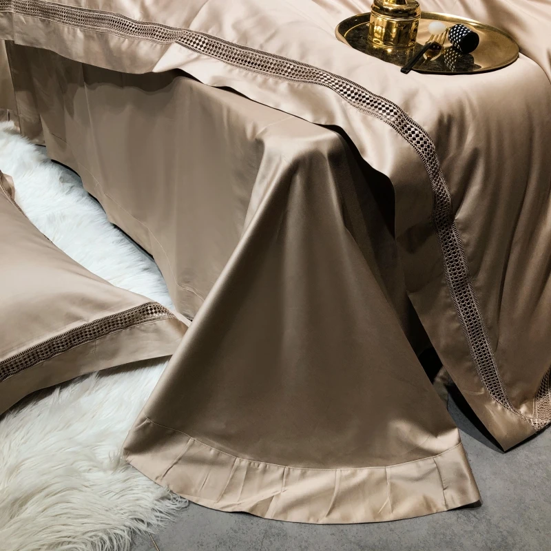 Luxury Soft Cozy 1400TC Egyptian Cotton Hotel Style Embroidery Bedding Set Champagne Duvet Cover Flat/Fitted Sheet Pillowcases
Luxury Soft Cozy 1400TC Egyptian Cotton Hotel Style Embroidery Bedding Set Champagne Duvet Cover Flat/Fitted Sheet Pillowcases