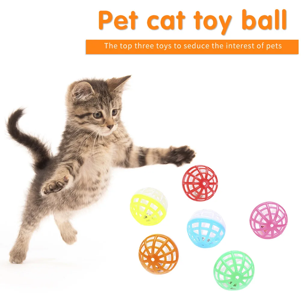 Hollow Bell Toy Plastic Interactive Pet Cat Kitten Training Scratch Rattle Ball Set Interactive Pet Playing Funny Molar
Hollow Bell Toy Plastic Interactive Pet Cat Kitten Training Scratch Rattle Ball Set Interactive Pet Playing Funny Molar